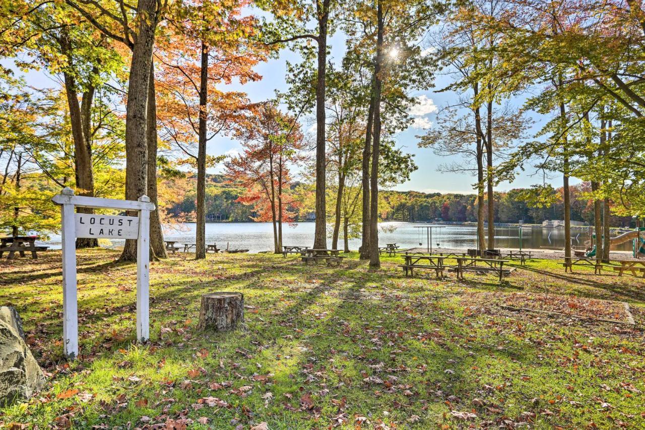Poconos Vacation Home Walk To Locust Lake! Pocono Lake Exterior foto